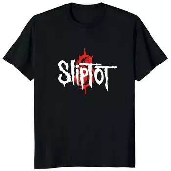 Футболка Streetwear Slipknots с принтом и графикой Повседневные футболки Забавная футболка Heavy Mental Band Мужская музыкальная мультяшная футболка Slipknots S