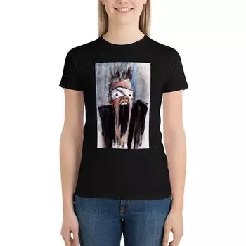 Футболка Study Of Button Eyes Летняя одежда Летний топ Женская одежда Футболка в стиле вестерн Платье для женщин S белый