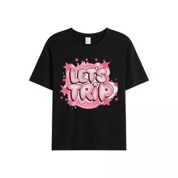 Футболка Sturniolo Triplets Let s Trip Airbrush, летние футболки Merch, женские и мужские, модные, с коротким рукавом и круглым вырезом S