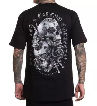 Футболка Sullen Muertos Nera Standard Tatuatore Teschio XXXL