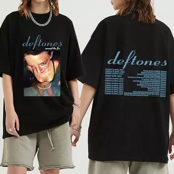 Футболка Summer Deftones Around The Fur Cotton S серый
