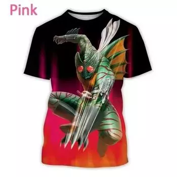 Футболка Summer Fun Muscle для мужчин с 3D-принтом и рисунком из мультфильма, классная, спортивная, с коротким рукавом, повседневная, удобная футболка S