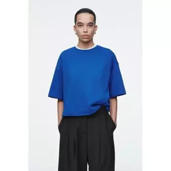 Футболка свободного кроя Cos Japan Oversize cobalt/XS