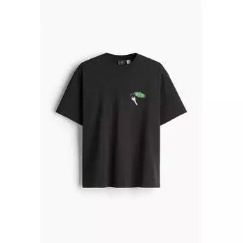 Футболка свободного кроя HM Black Twin Peaks XS