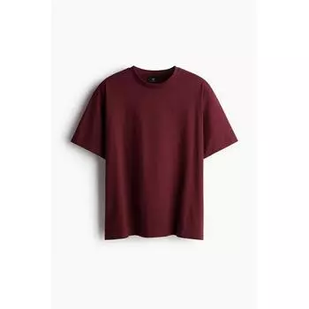 Футболка свободного кроя HM, красная XS