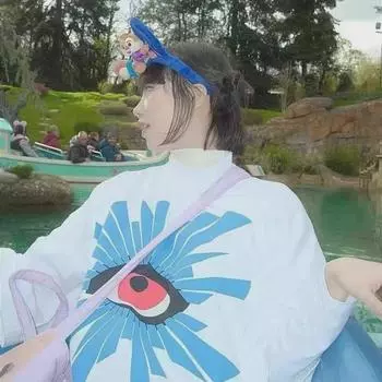 Футболка свободного кроя с коротким рукавом Eye of Truth Foam - Трендовая мужская мода Extra Large белый