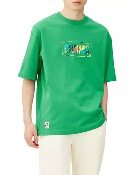 Футболка свободного покроя IS FUN Green [Chums] Футболка мужская зелёный