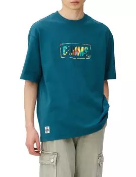 Футболка свободного покроя IS FUN Teal [Chums] Футболка мужская