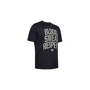 Футболка свободного покроя с круглым вырезом Under Armour, мужские топы, черная 1351583-001 L