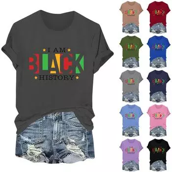 Футболка свободного покроя унисекс с круглым вырезом и принтом M тёмно-синий