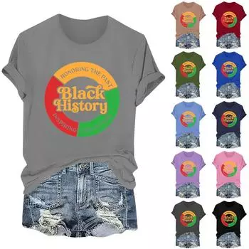 Футболка свободного покроя унисекс с круглым вырезом и принтом S синий