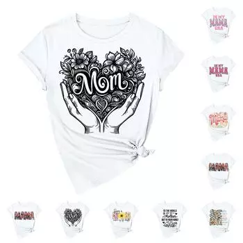 Футболка свободного покроя унисекс с круглым вырезом и принтом L чёрный