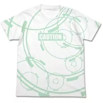 Футболка Sword Art Online Alternative Gun Gale Online Bullet Circle All Print White L Size