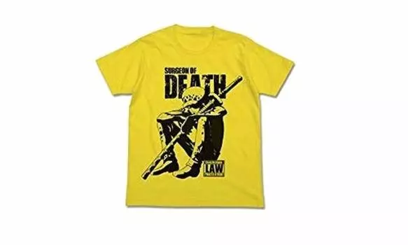 Футболка Tazumuru One Piece, желтая, размер XL