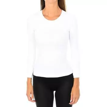 Футболка Техас с длинными рукавами и круглым вырезом 210262 женская L/XL белый