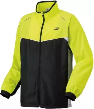 Футболка теннисная с подкладкой и ветровкой 70058 желтая, размер Япония — японский [Yonex] [унисекс] черная/кислотно-серая S- (эквивалент S)