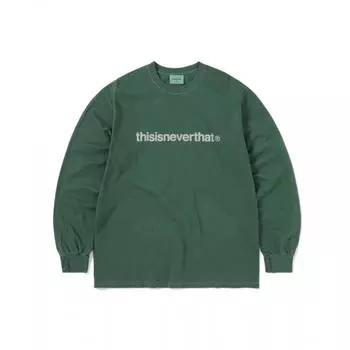 Футболка ThiSiSneverTaT T Logo LS сине-зеленого цвета S