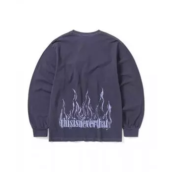 Футболка ThiSiSneverthat FLame Onyx LS пурпурная S