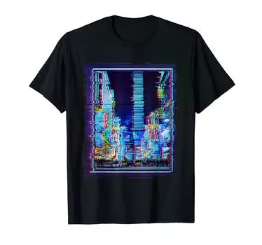 Футболка Tokyo Vaporwave Cyberpunk Japan Retro Glitch
