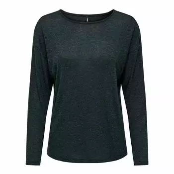 Футболка тонкой вязки с длинными рукавами и круглым вырезом ТОЛЬКО для женщин S розовый