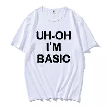 Футболка Uh-Oh I m Basic с альбомом Djo The Crux 2025 года, новые футболки, графическая одежда, летняя хлопковая футболка с круглым вырезом, мужские футболки, топ XS