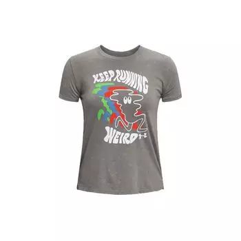Футболка Under Armour Casual Running Sports Женские топы Серая 1367340-066 S