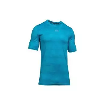 Футболка Under Armour Logo Quick-Dry Stretch Slim Fit с коротким рукавом для мужчин, цвет синий 1297893-929 L