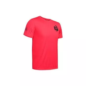Футболка Under Armour Running Straight, мужские топы, красная 1350773-628 XL