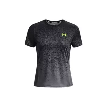 Футболка Under Armour UA Rush Gradient с круглым вырезом, женская, черная 1378405-001 XS
