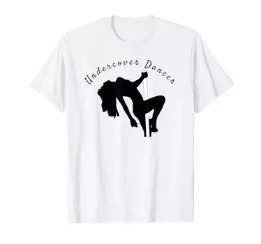 Футболка Undercover Dancer Pole Dance Fan белый