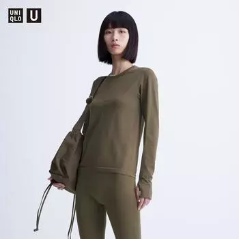 Футболка UNIQLO AiRism UV Protection с длинным рукавом