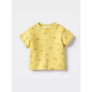 Футболка Uniqlo BT Dry Crewneck с рисунком 62 BLUE/BABY 80