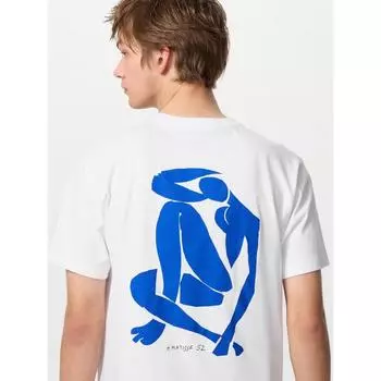 Футболка Uniqlo Henri MATisse UT Graphic с коротким рукавом A 00 WHITE/UNISEX L