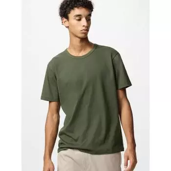 Футболка Uniqlo Japan Air RhyThm CoTTon с круглым вырезом и коротким рукавом 00 WHITE/XS