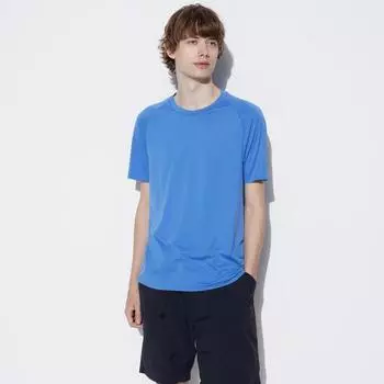 Футболка Uniqlo Japan Dry Ex с круглым вырезом и коротким рукавом 00 WHITE/XS