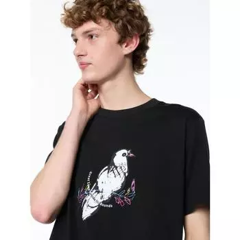 Футболка Uniqlo Japan Peace For All Хан Мэйлин 09 BLACK/XS