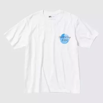 ФУТБОЛКА UNIQLO PEACE FOR ALL С КОРОТКИМ РУКАВОМ, СТАНДАРТНОЙ КОРОТКИ, Gordon Reid