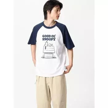 Футболка Uniqlo PeanUTs UT Graphic с коротким рукавом F 69 NAVY/UNISEX XS