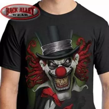 Футболка унисекс Crazy Clown Футболка Fighter ~ Scary Evil Jester ~ Mma Insane