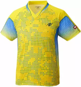 Футболка унисекс для настольного тенниса Nittaku, цвет небесно-молочный, одобренный JTTA, желтый, S NW-2189 жёлтый