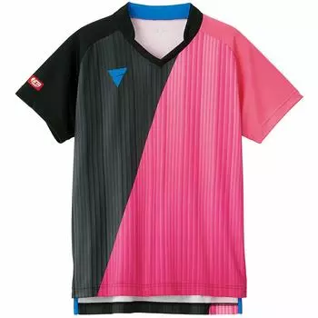 Футболка унисекс для настольного тенниса VICTAS, розовая, размер XL 031466 V-GS053