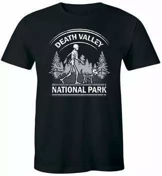 Футболка унисекс для путешественников в национальном парке Долина Смерти, походная футболка в Неваде, для кемпинга S