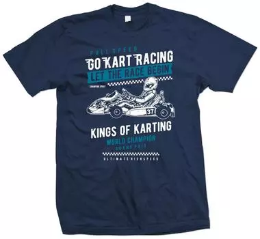 Футболка унисекс Go Kart da Corsa e Scelta Go Karting S