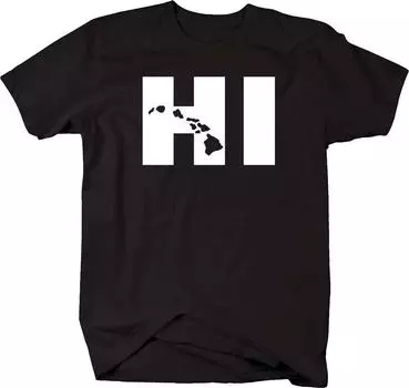 Футболка унисекс «Hi Hawaii Island Life» S