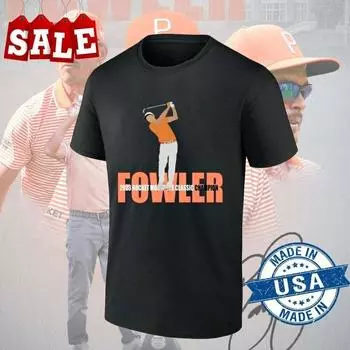 Футболка унисекс HOT Rickie Fowler Golf 2023 Rocket Mortgage Champion S