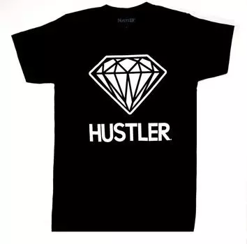 Футболка унисекс Hustler Diamond черная S