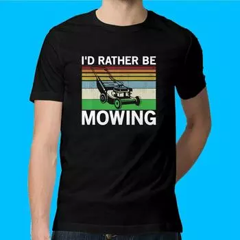 Футболка унисекс «Id скорее буду косить газон» S