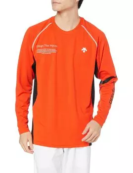 Футболка унисекс ИЛИ [DESCENTE] эластичная, впитывающая пот, быстросохнущая, тренировочная, мужская, женская, (DVUWJB50)