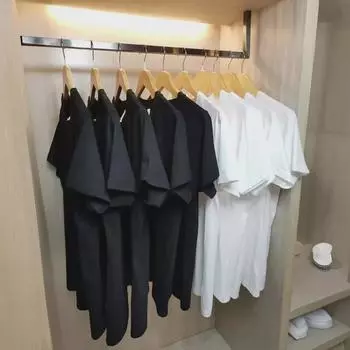 Футболка унисекс из японского плотного хлопка плотностью 200 г с коротким рукавом белого цвета - модный дизайн Blank XXXL белый