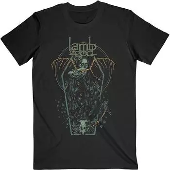 Футболка унисекс Lamb Of God Coffin Kopia S